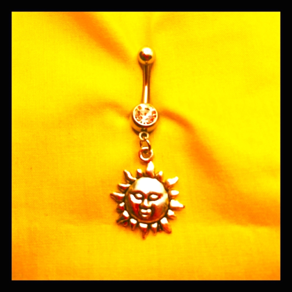 Sun Dangle Belly Ring